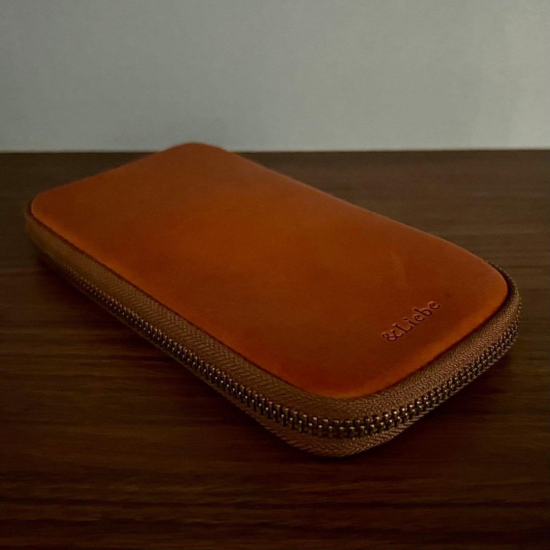 &Liebe 文具にこだわる人のジップペンケース 栃木レザー 万年筆筆箱本革