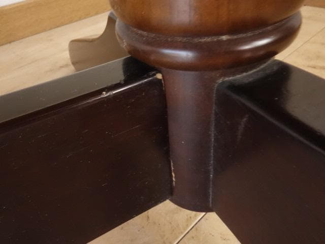 飛騨産業　ダイニングテーブル1500　アンティーク　天板のみ再塗装　USED