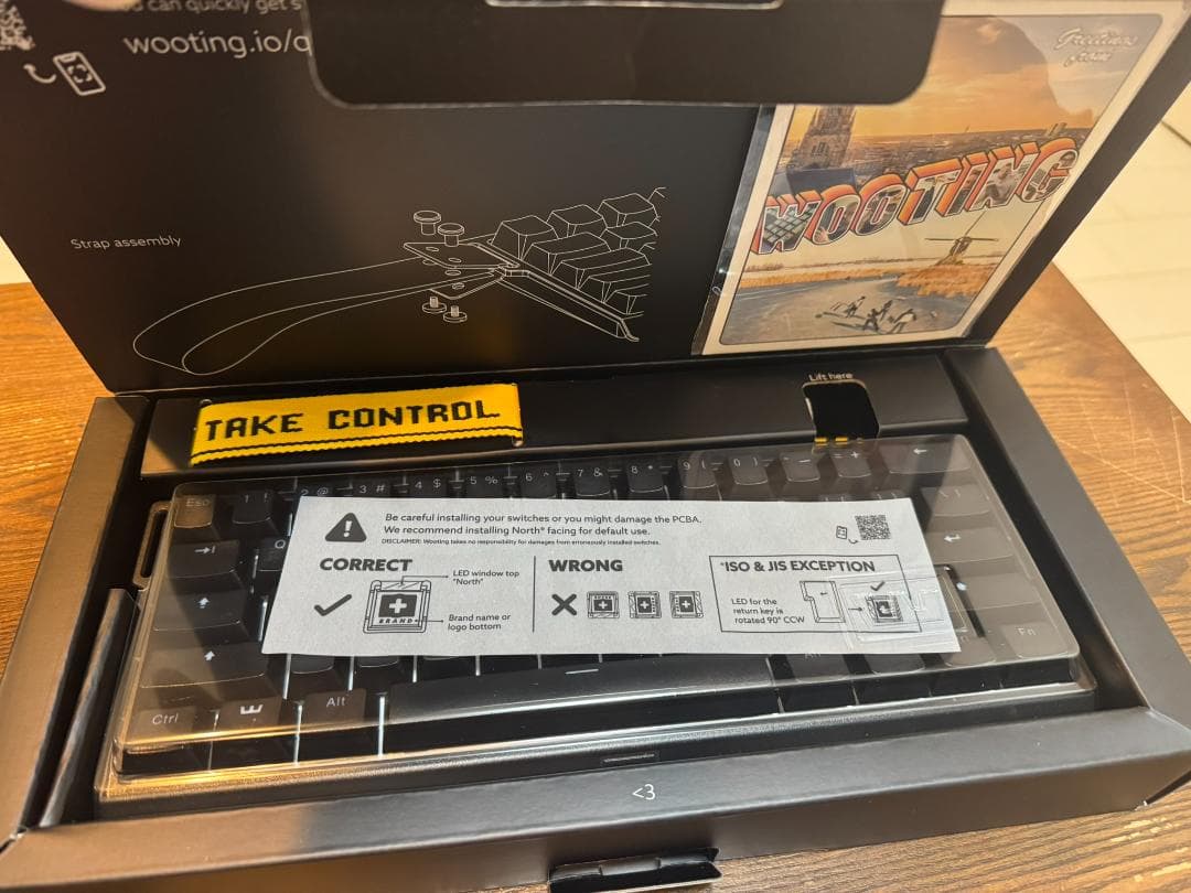 Wooting 60HE+ US配列 ラピッドトリガー 付属品新品 動作済