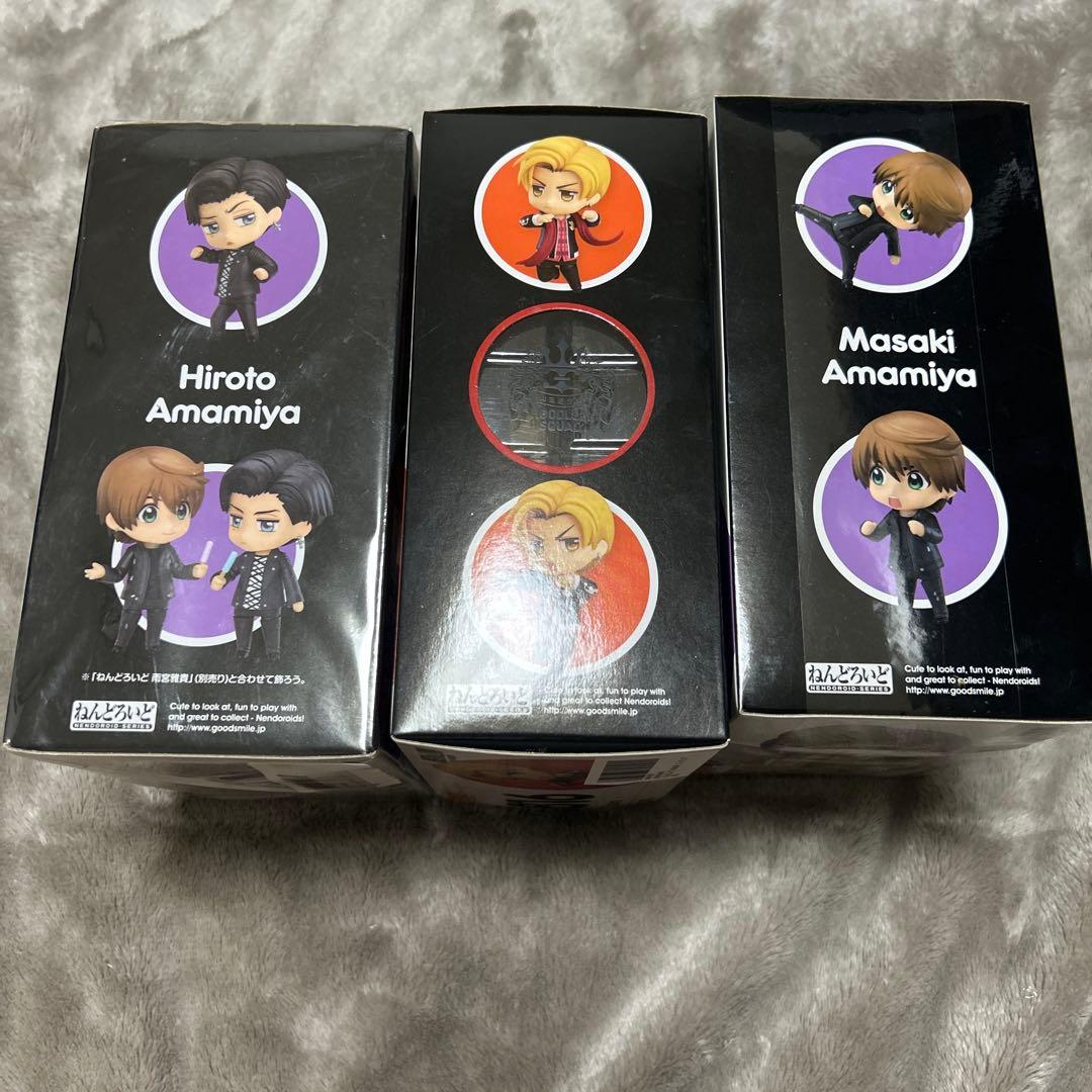 HIGH&LOW ねんどろいどフィギュア3個セット　雨宮兄弟　コブラ