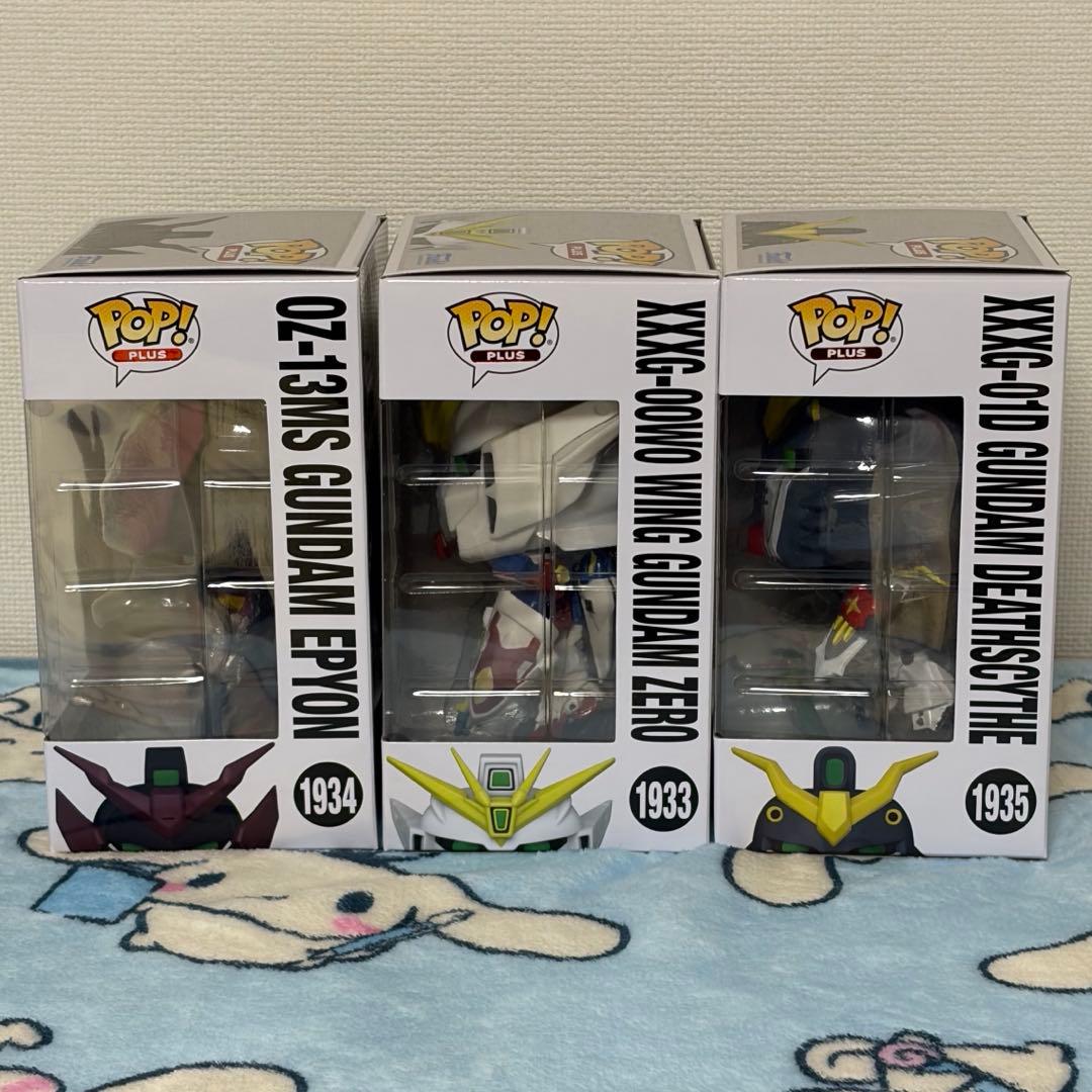 【新品】Funko Pop! Plus GUNDAM Wing フィギュア 3点