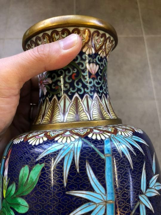 実売13万円？　花瓶　骨董品　中国　詳細不明