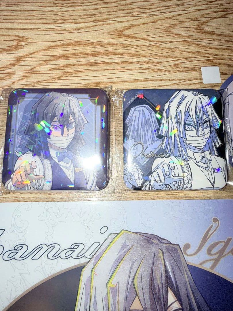 専用 鬼滅の刃　伊黒小芭内MOCTAIL 　モクテルバー ロト 缶バッジ等5点