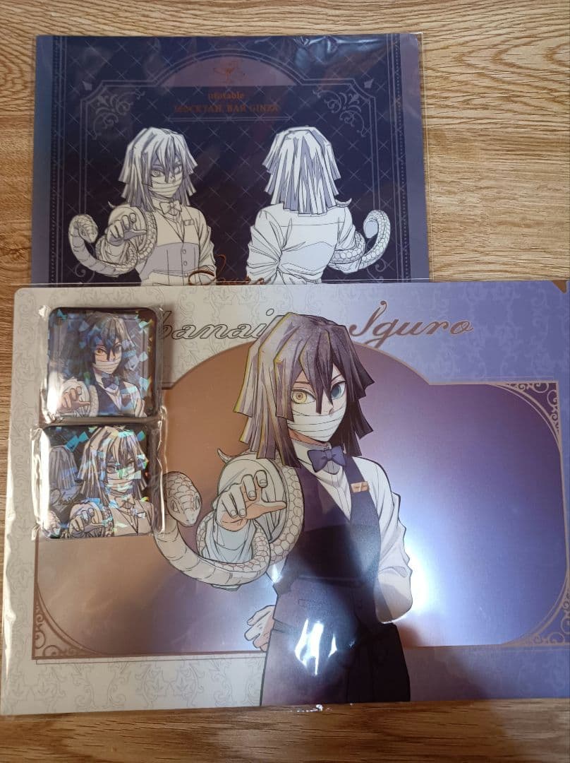 専用 鬼滅の刃　伊黒小芭内MOCTAIL 　モクテルバー ロト 缶バッジ等5点