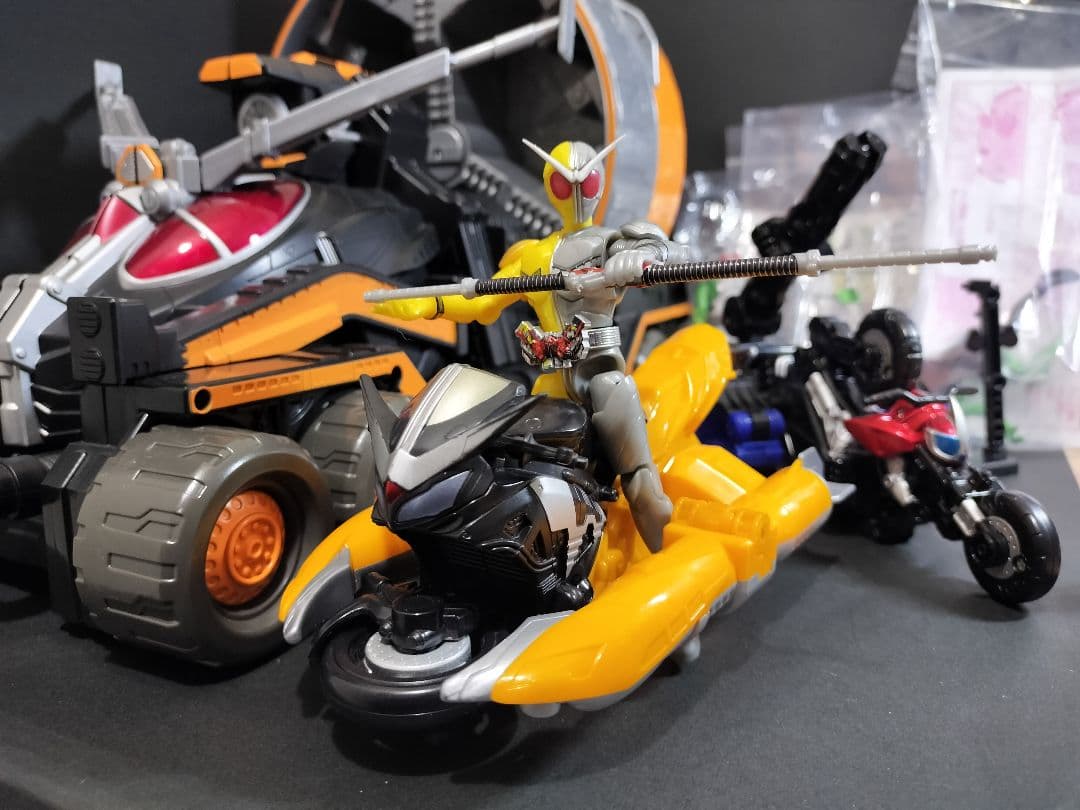 仮面ライダーW DXリボルギャリー＋アクセルガンナー＋双動限定含む5種