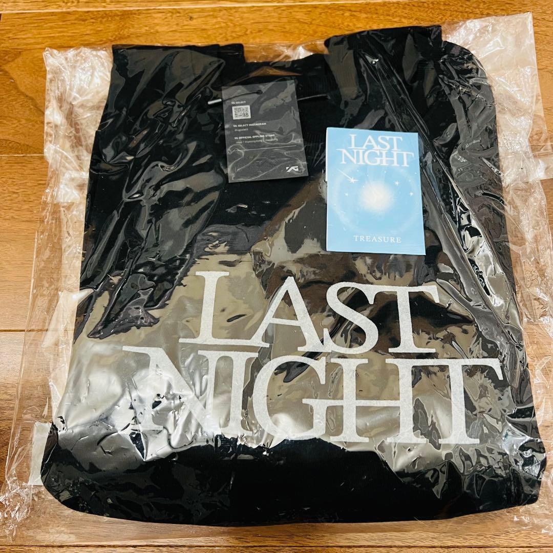 TREASURE LASTNIGHT 公式 SWEATSHIRT L トレカ付き