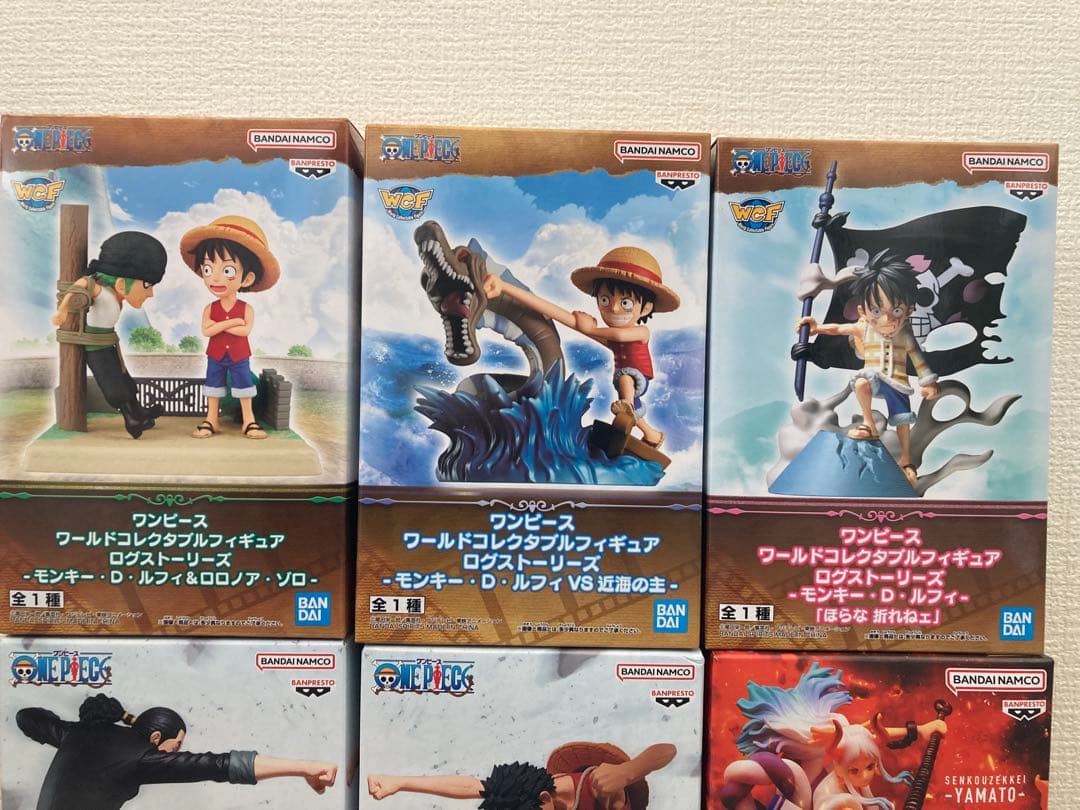 【ONE PIECE】プライズ フィギュア　9点　まとめ売り