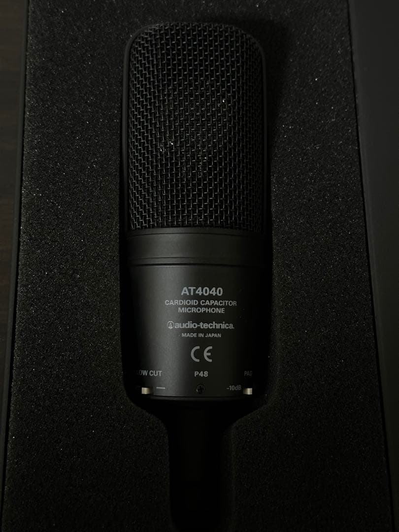 Audio-Technica コンデンサーマイク ブラック AT4040
