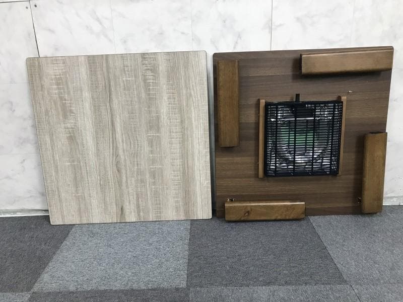 【新品】リバーシブル折れ脚コタツ70ＷＮＴ