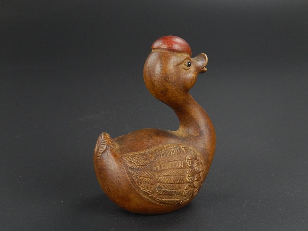 中国古玩 唐物 白泥 阿比留 置物 在印