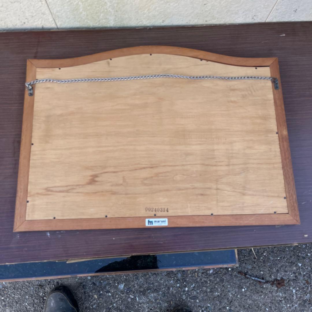 マルニ木工　壁掛けミラー