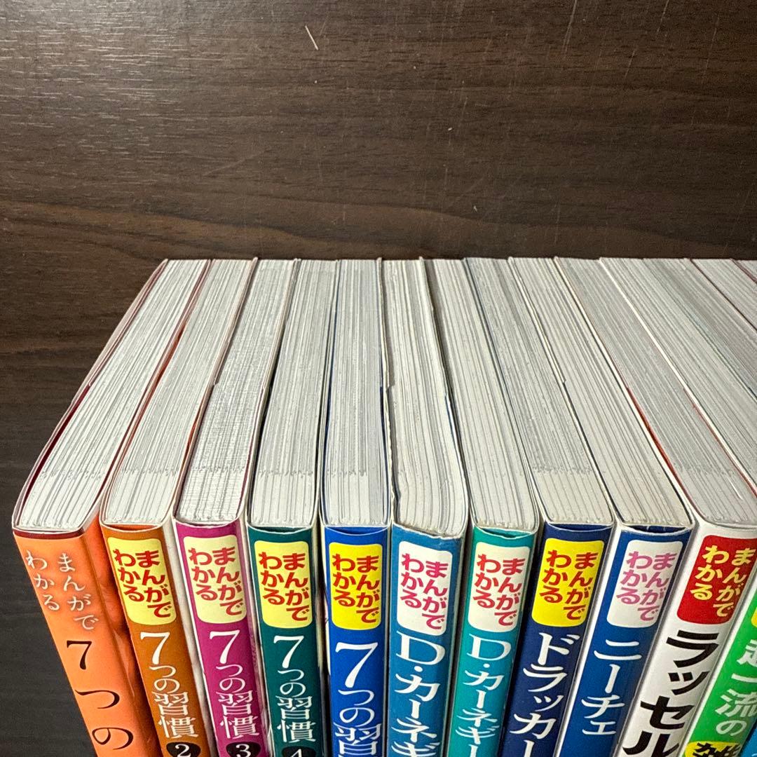 【総額30,228円】まんがでわかる25冊セット　7つの習慣 Plus、ニーチェ