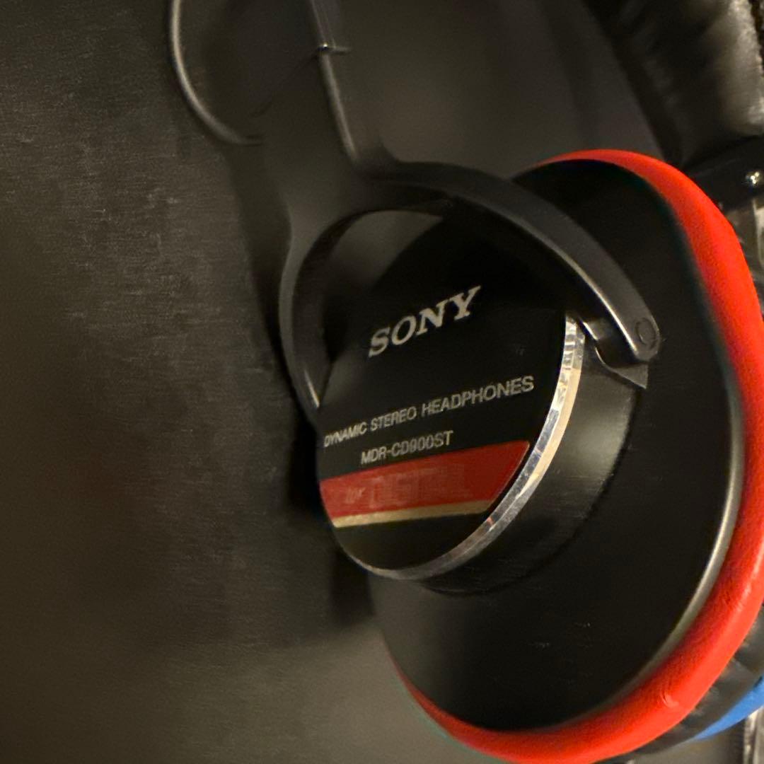 SONY MDR-CD900ST 有線ヘッドホン 別売りイヤーパッド付