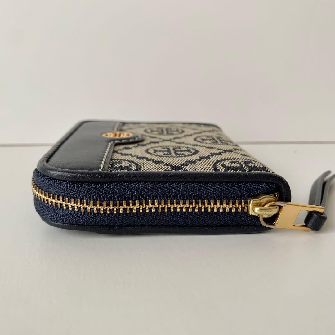 【TORY BURCH】トリーバーチ　ケース　ミニ財布　ネイビー　紺色