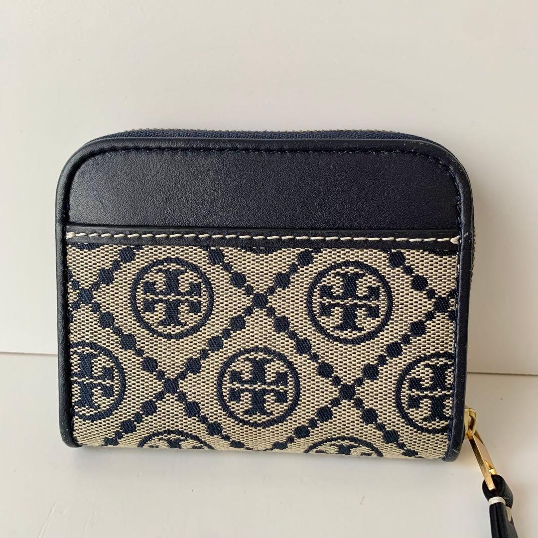 【TORY BURCH】トリーバーチ　ケース　ミニ財布　ネイビー　紺色