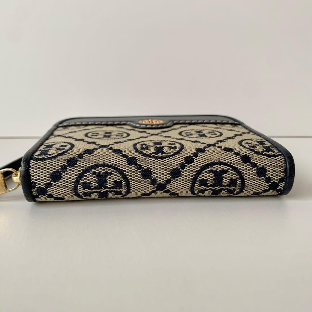 【TORY BURCH】トリーバーチ　ケース　ミニ財布　ネイビー　紺色