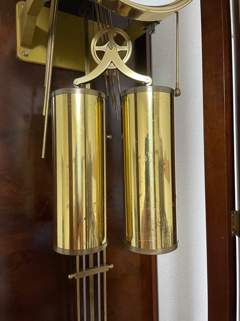 Comitti of London 機械式　柱時計　チャイム付き