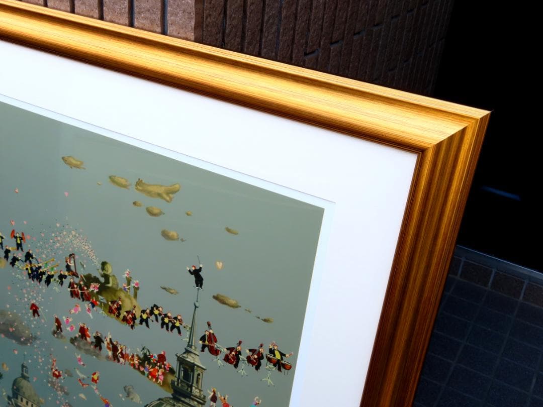 【ヒロ・ヤマガタ】　山形博導　　パリスオーケストラ　　シルクスクリーンシート