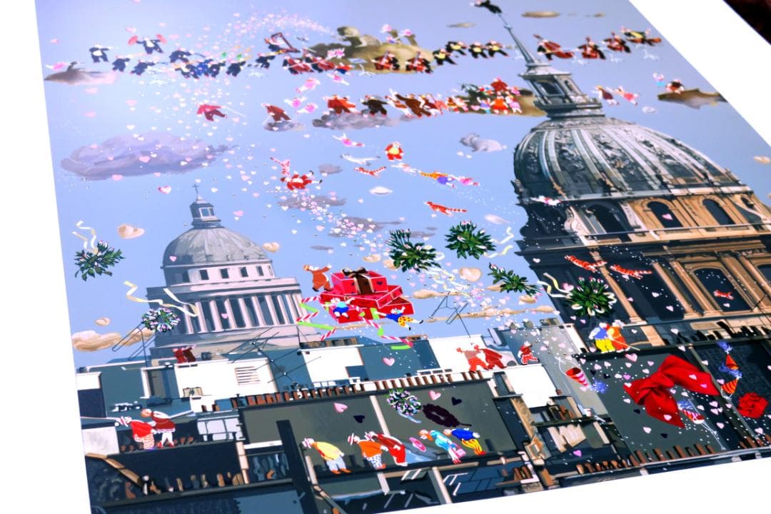 【ヒロ・ヤマガタ】　山形博導　　パリスオーケストラ　　シルクスクリーンシート