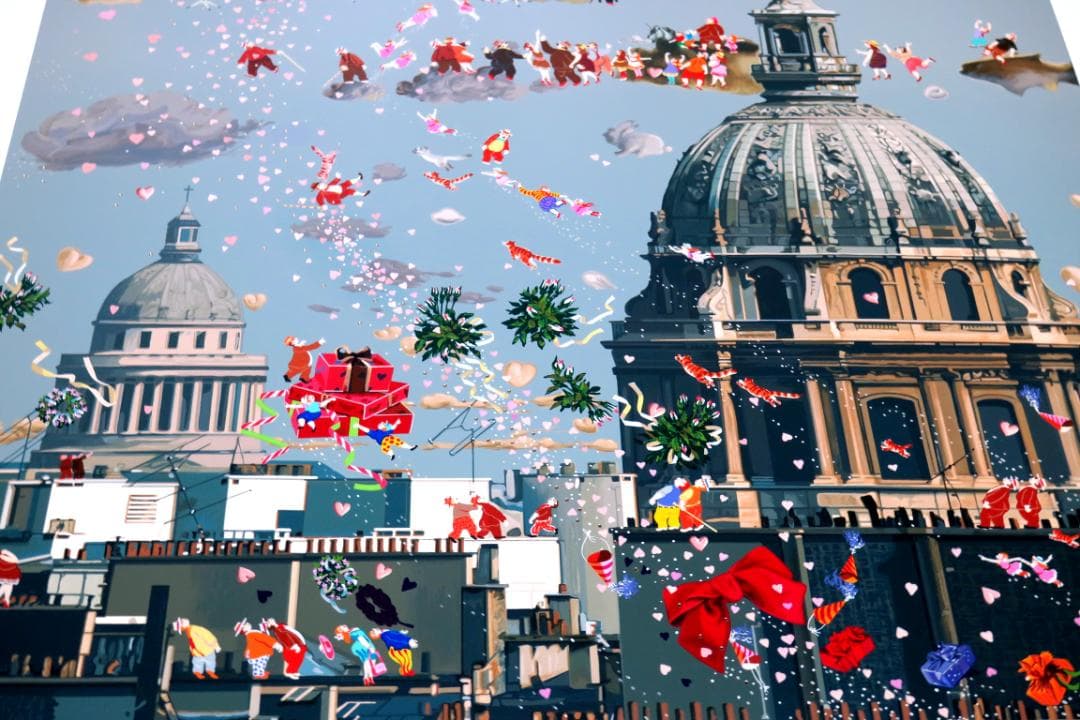 【ヒロ・ヤマガタ】　山形博導　　パリスオーケストラ　　シルクスクリーンシート