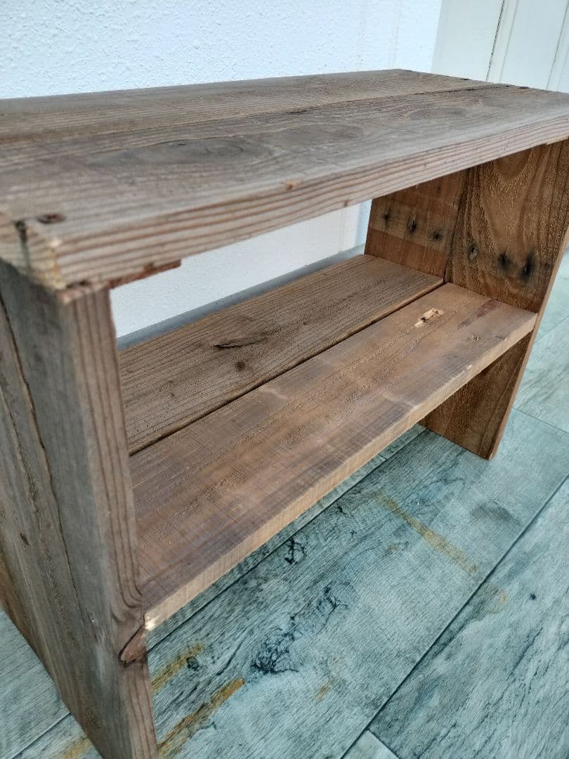 木製アンティーク棚　2つセット