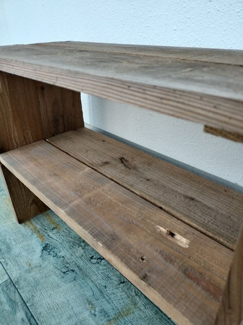 木製アンティーク棚　2つセット