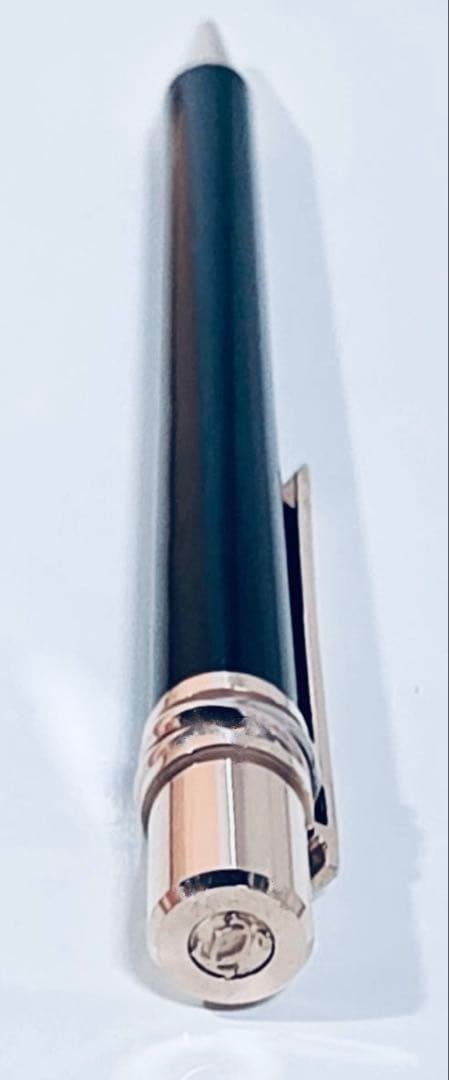 Must de cartierマストドゥカルティエ金色トリニティ黒ボールペン箱付