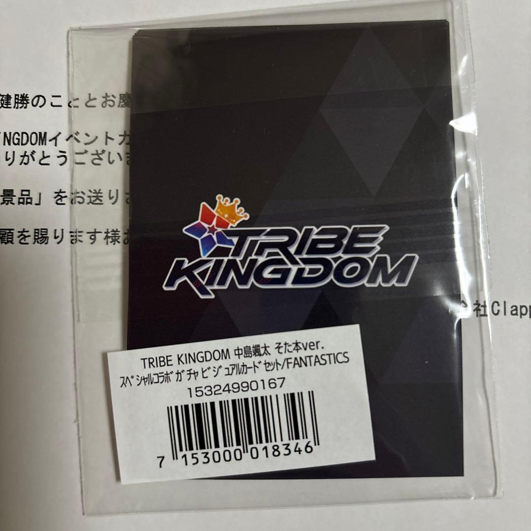 FANTASTICS 中島颯太　そた本　トライブキングダム　リアルカード