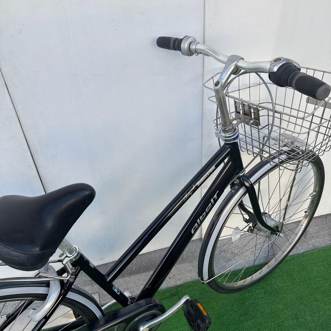 ブリヂストン アルベルト自転車27インチ 内3速 ブラック