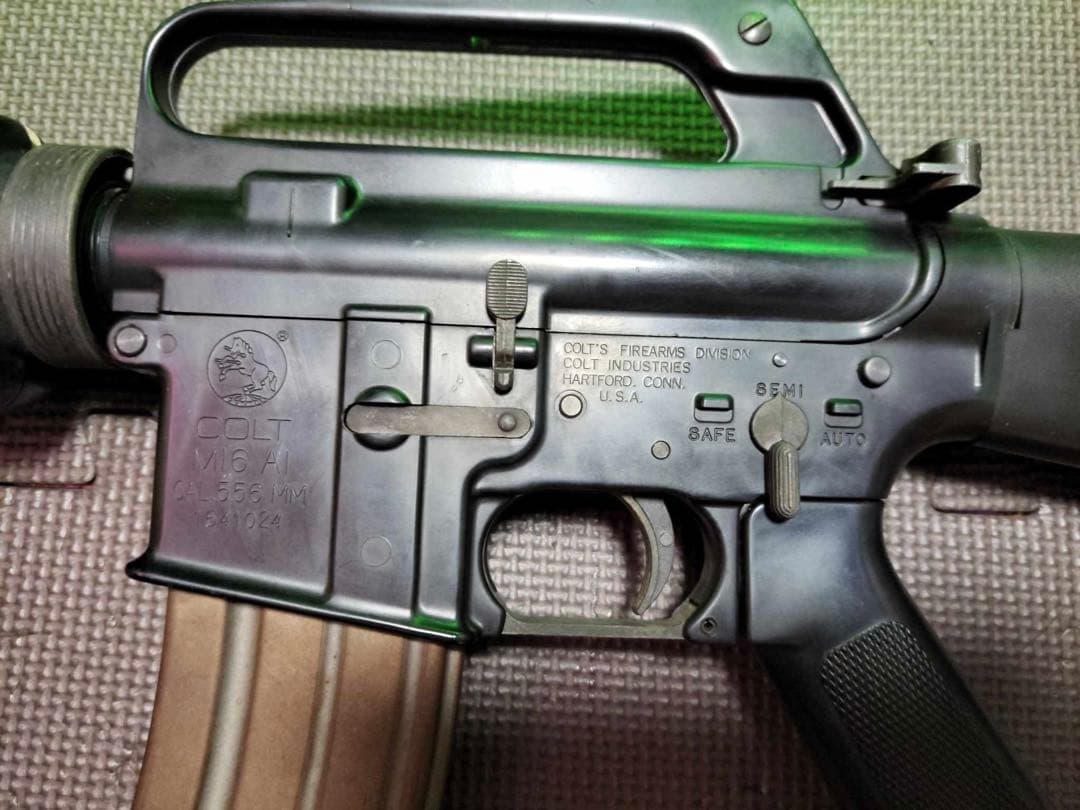 セット M16 GMC ガスガン ブラック マガジン4本付き (ジャンク)