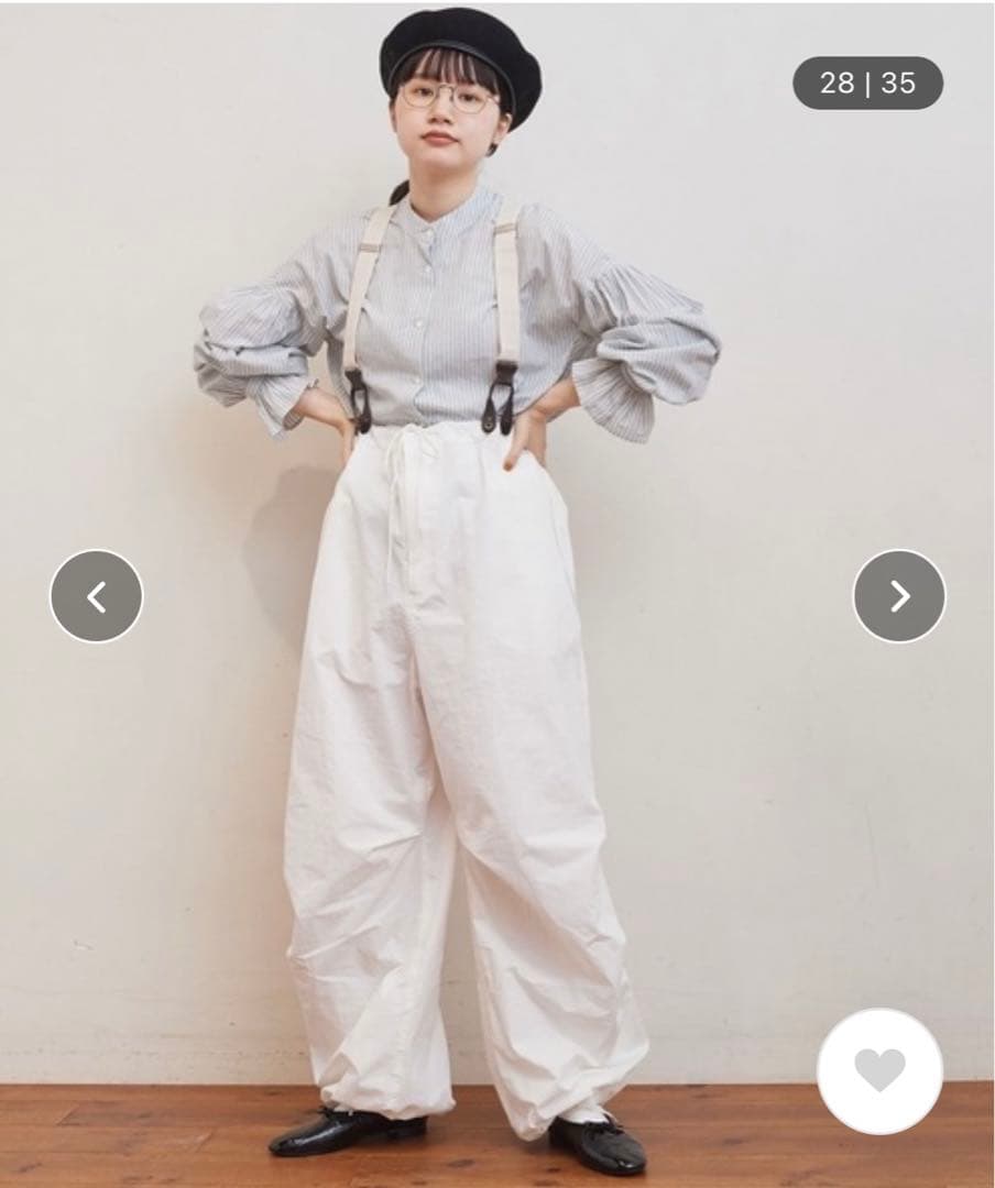 新品タグ付き　fig London suspender  pants