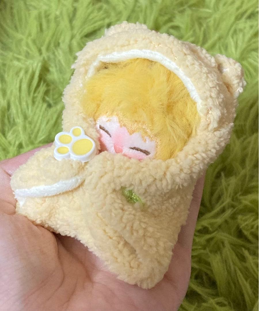 自作ぬいぐるみ・黄色い猫