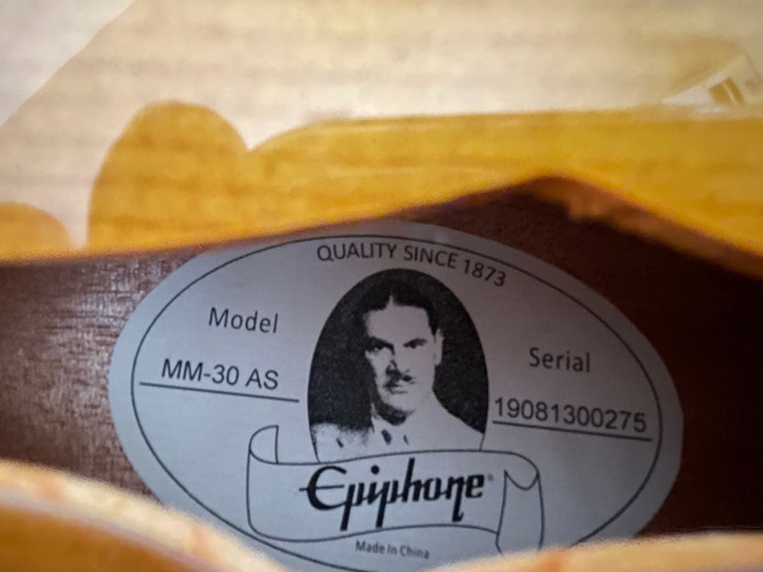 Epiphone MM-30 AS マンドリン ケース付