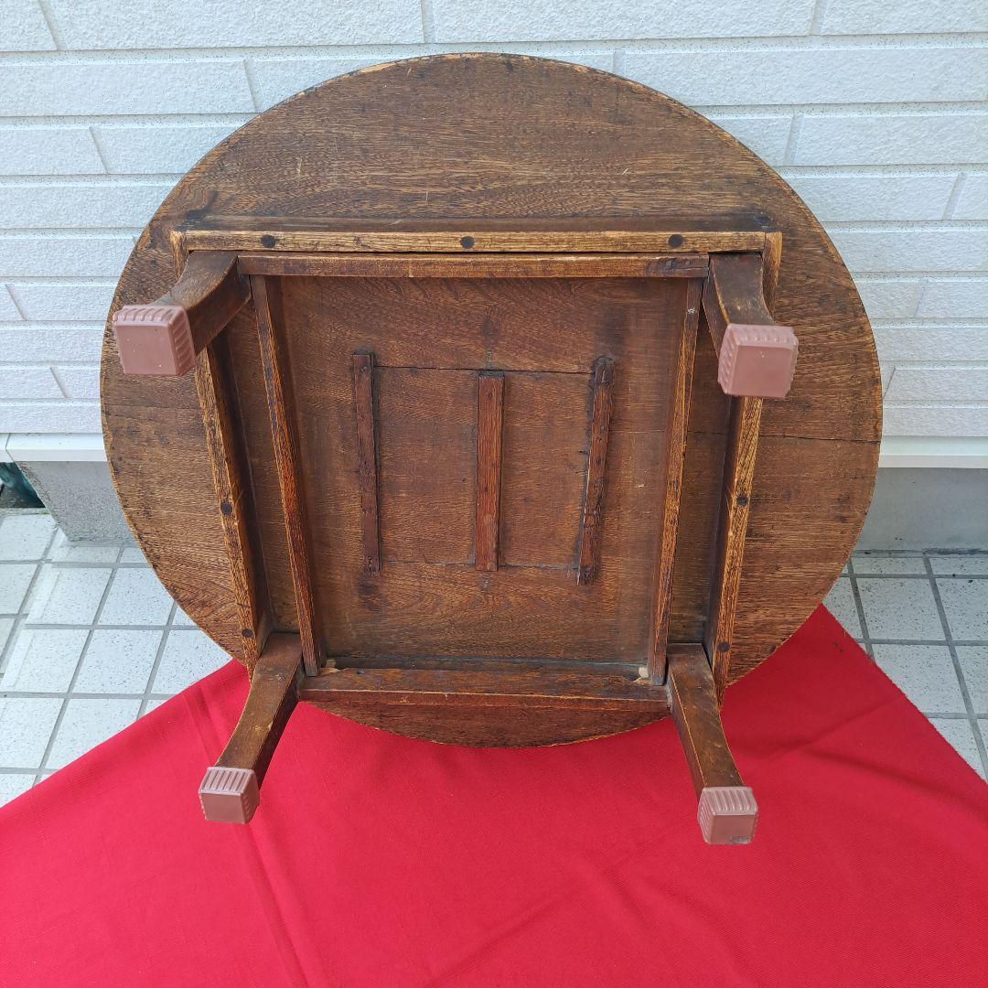 ♦️100年前♦️ちゃぶ台♦️丸型♦️時代物♦️希少骨董品♦️折り畳み式♦️