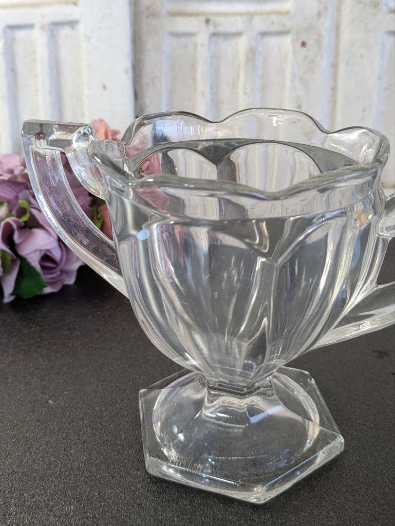 イギリス アンティーク チッペンデール ダブルハンドルボウル ２個セット