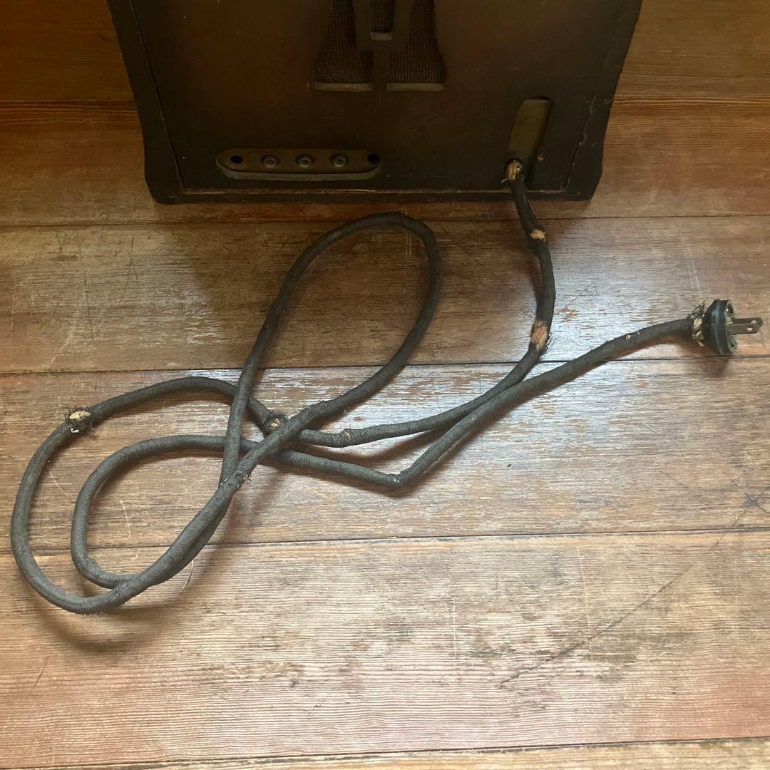 希少 昭和レトロ National ナショナル国民受信機 真空管ラジオ 戦前