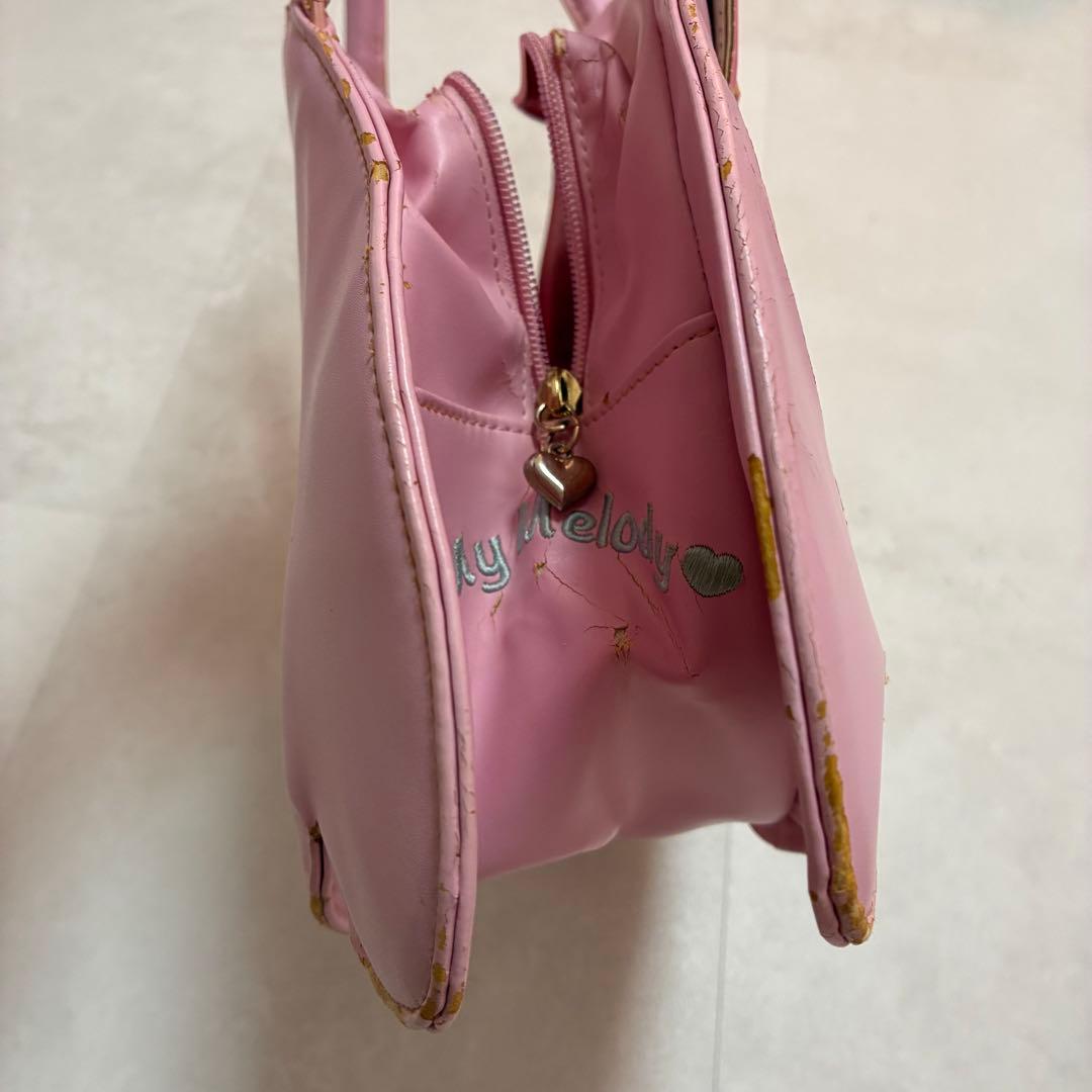 レア　マイメロディ ダイカット　フェイス　バッグ