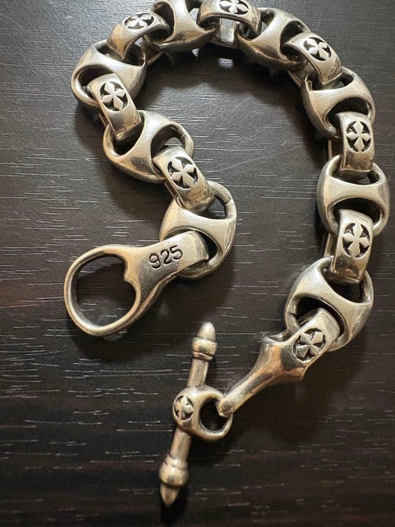 89.2g BWLタイプ？ ブレスレット Silver925 ガボール系