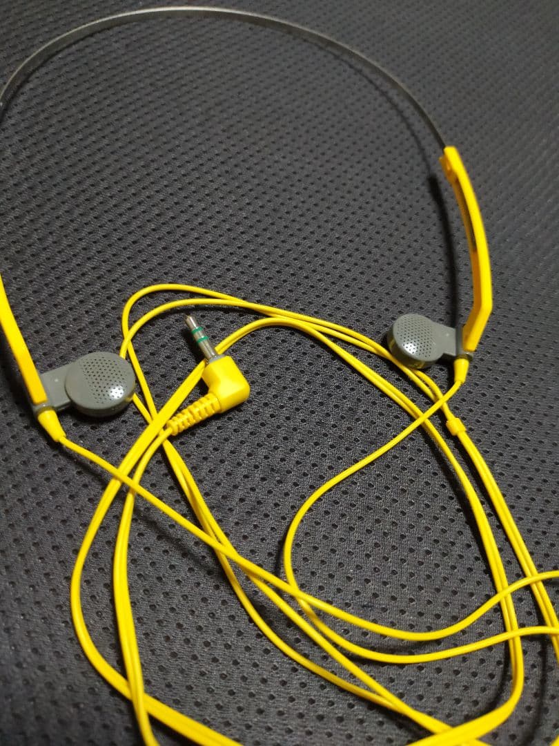 【希少】SONY SPORTS MDR-W15 イエロー 有線ヘッドフォン