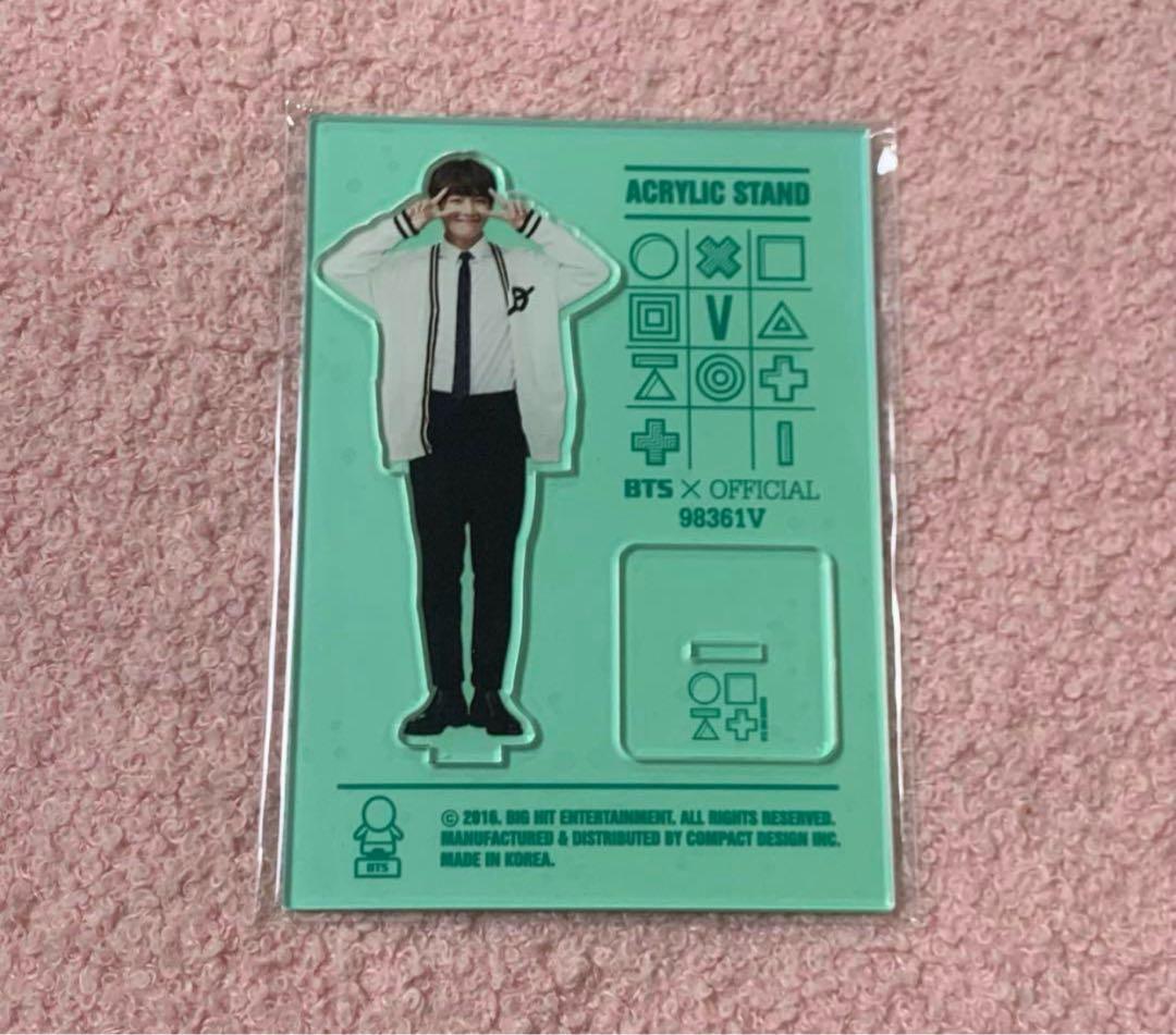 BTS 　テヒョン　テテ　V 公式　アクリルスタンド