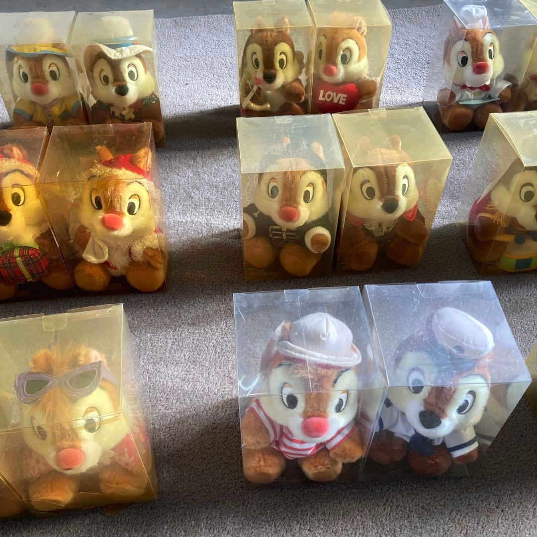 希少 12ヶ月間コンプリート チップとデール ビンテージ ぬいぐるみ