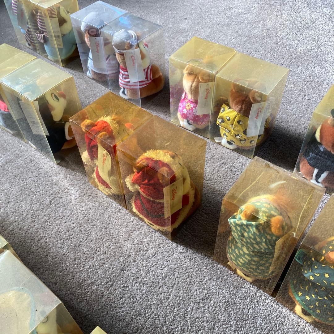 希少 12ヶ月間コンプリート チップとデール ビンテージ ぬいぐるみ