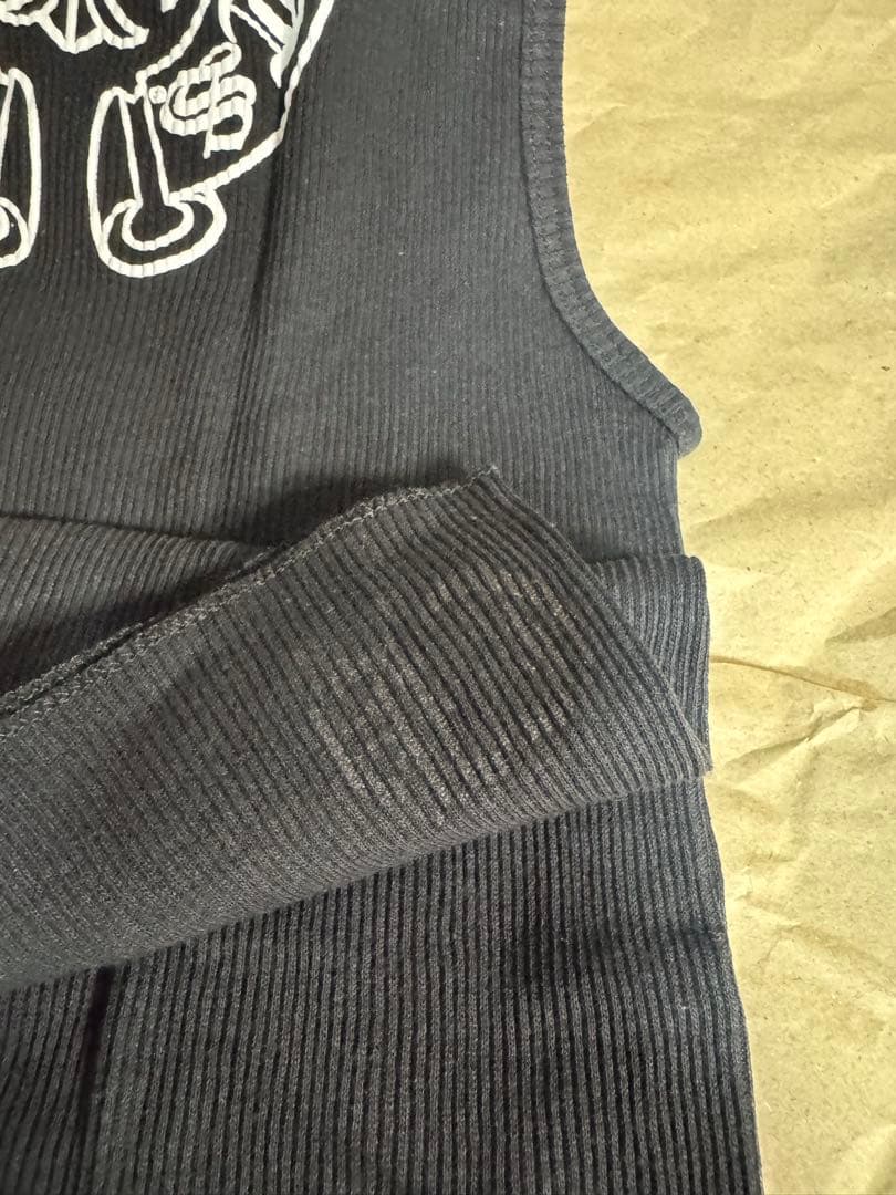 【Chrome Hearts】ホースシュー 黒タンクトップ　Mサイズ