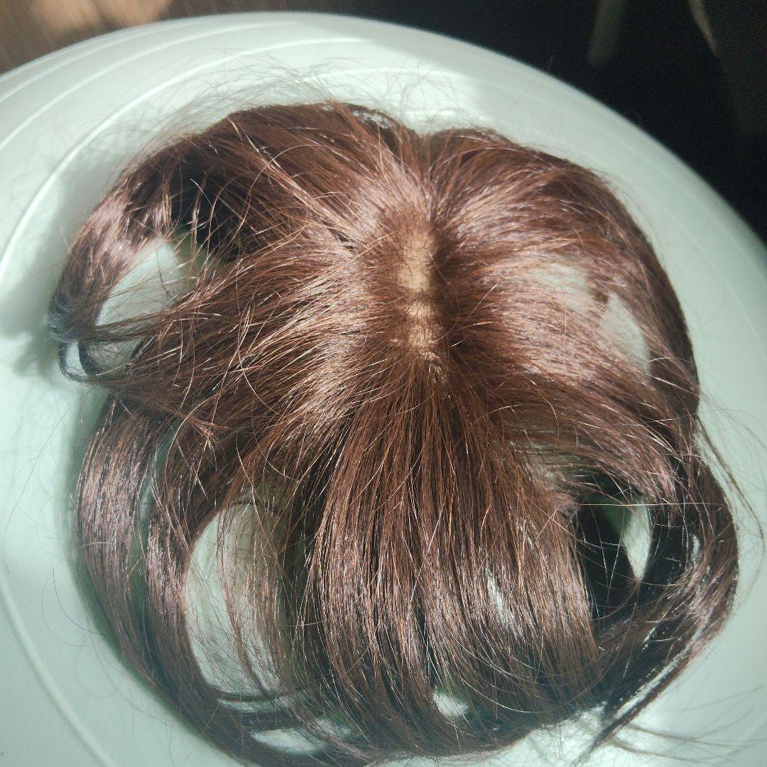 ユキの部分ウイッグ　人毛50%　耐熱糸50%