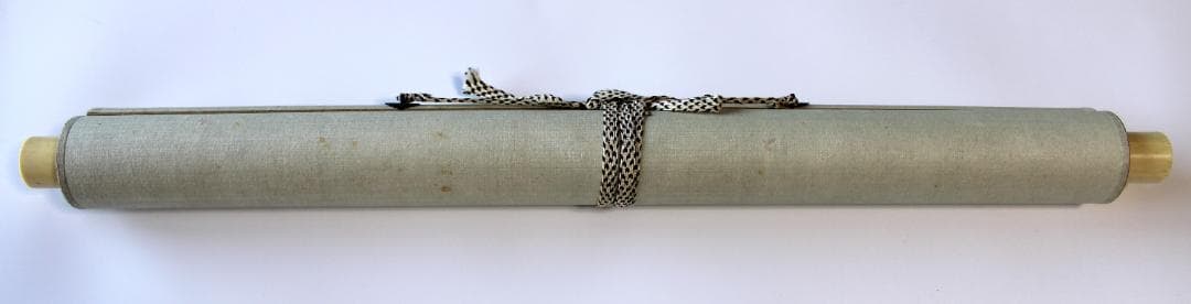 田中智学・書　掛軸「暁雲漏日金城東」