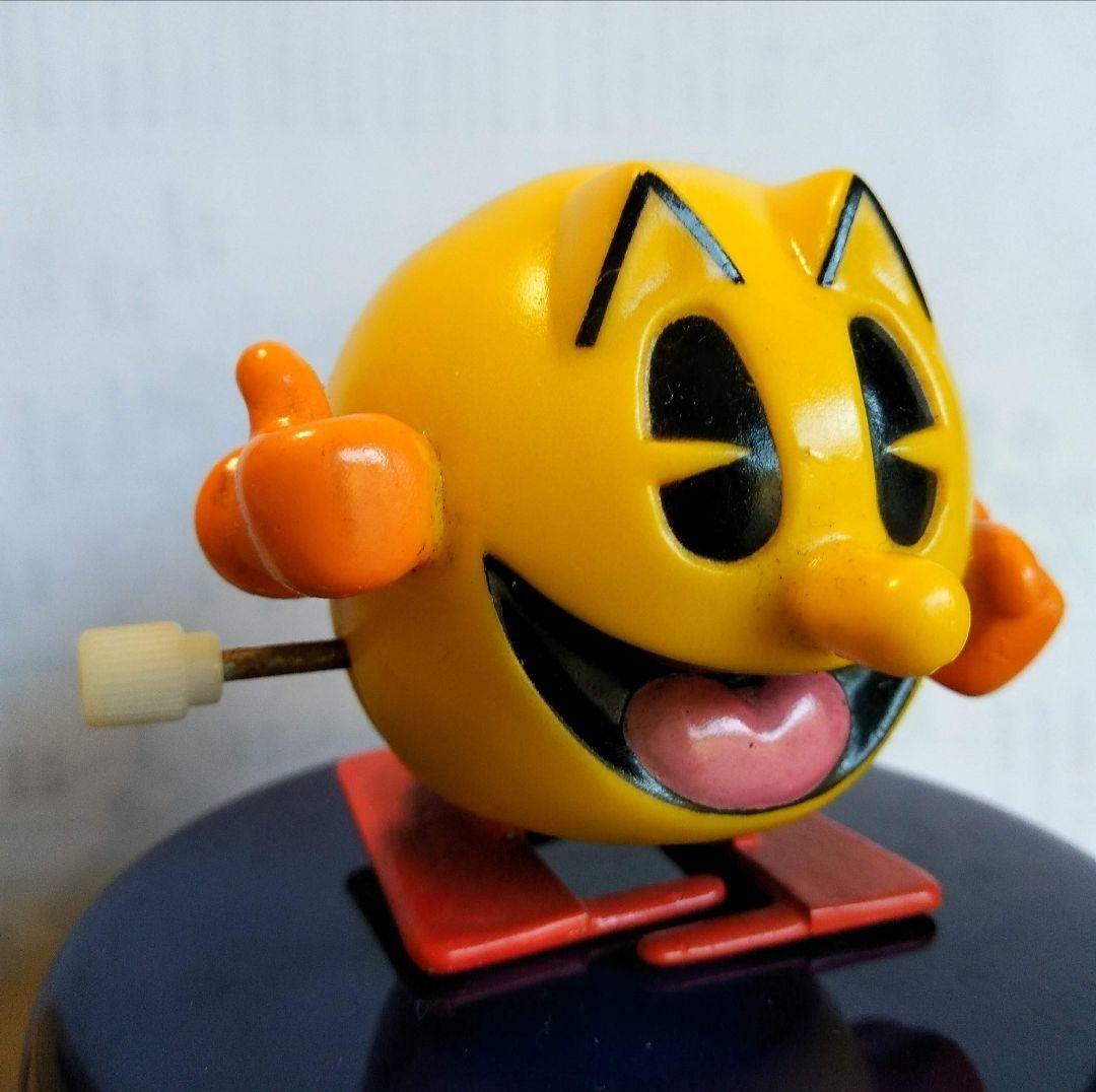 パックマン　ねじ巻き　ゼンマイ　フィギュア　ジャンク　故障品