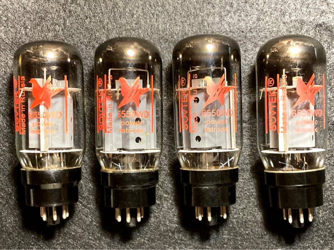 Sovtek 6550 WD スペシャルグレード 真空管 中古品4本セット
