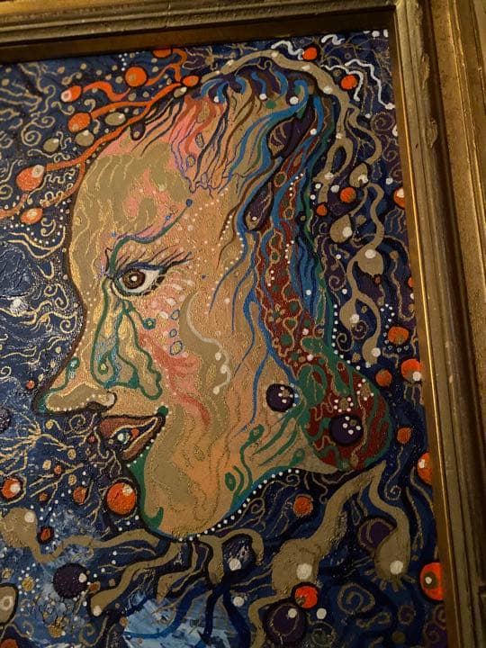 油彩　画家Y KIDAの銘有