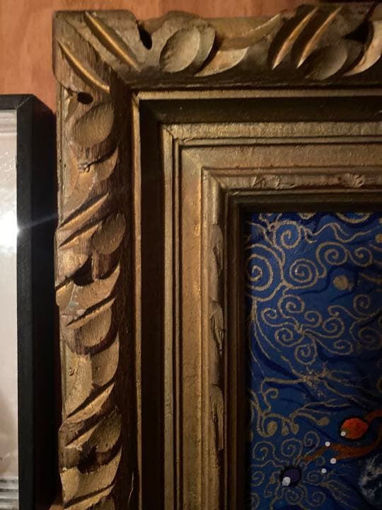 油彩　画家Y KIDAの銘有