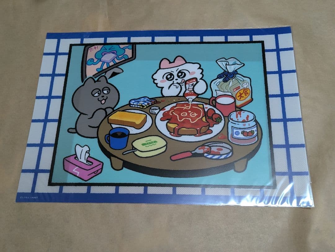 ンめねこ　SEGAラッキーくじ　ぬいぐるみ　ランチマット